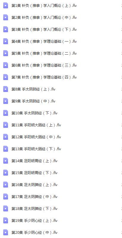 图片[2]-厦门大学张水生针灸推拿学入门中医视频教程