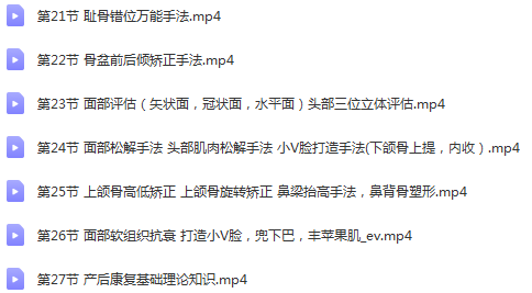 图片[3]-牛婷宫廷柔式整骨术高清视频教程